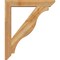 Ekena Millwork Funston Slat Rough Sawn Bracket w/ Offset Brace, Western Red Cedar, 6"W x 32"D x 38"H BKT0604X32X38FST06RWR - alternate 3